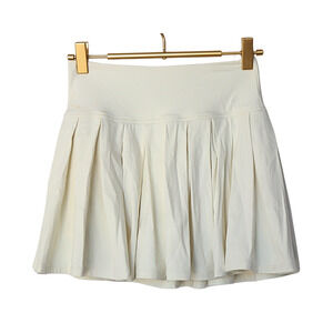 NAMA Body Butter Pleated Skirt - Ivory - XS